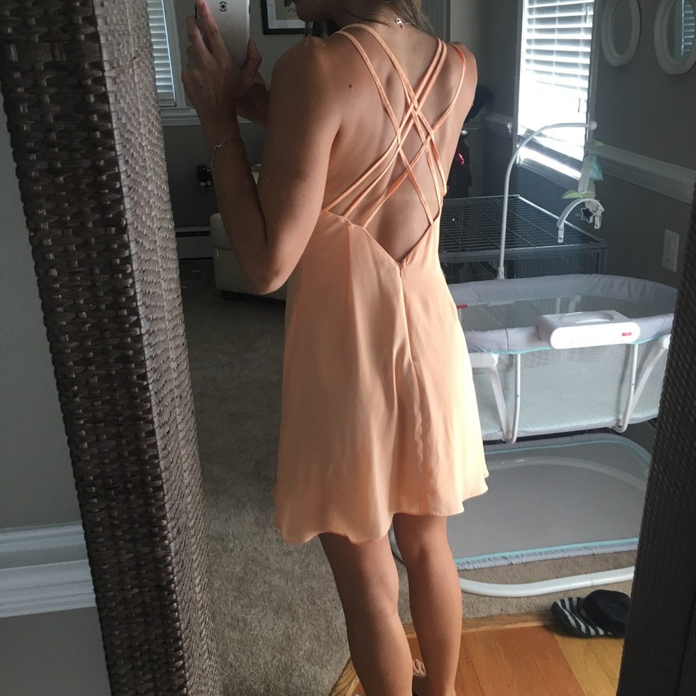 Lulu orange strap dress!